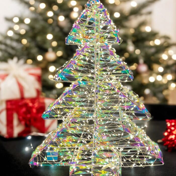 LED–Tannenbaum «Candy Outdoor», mit Glitzereffekt und Timerfunktion