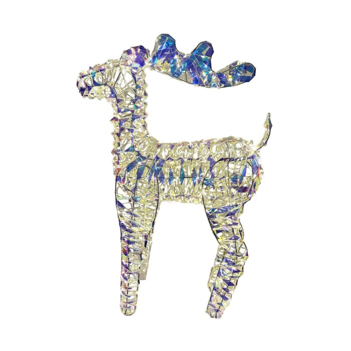 Renne LED « Candy », décoration d'extérieur avec effet scintillant, 2 tailles main product photo
