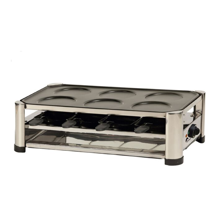 Four/gril à raclette 3-en-1 Ohmex Multichef, pour 8 personnes