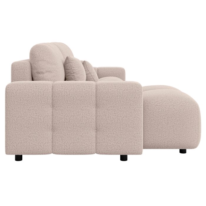 Ecksofa «Lucky» mit Bettfunktion, komfortabel und platzsparend