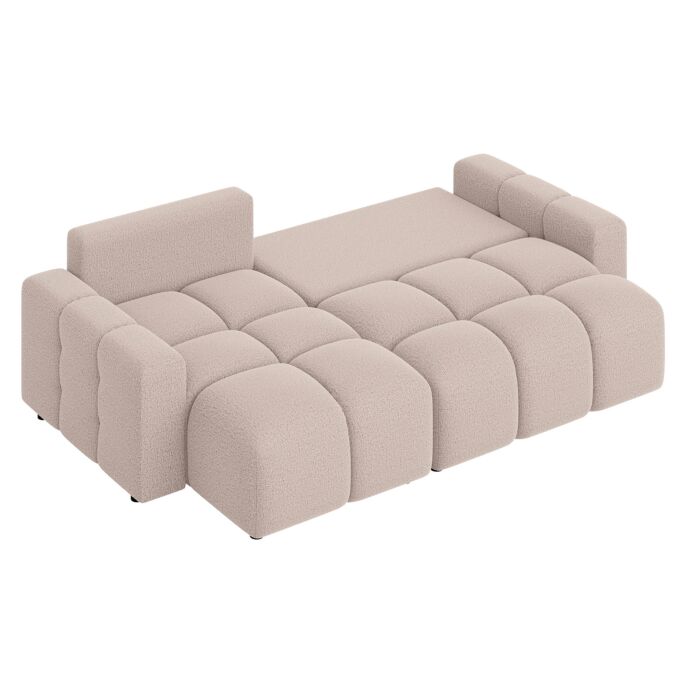 Ecksofa «Lucky» mit Bettfunktion, komfortabel und platzsparend