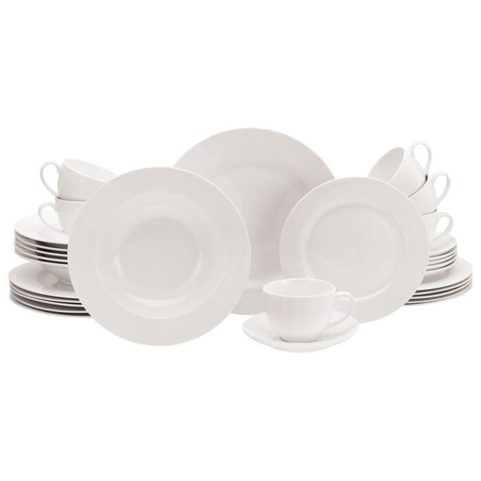Geschirr-Set «Fleur Royal», 30-teilig, für 6 Personen main product photo