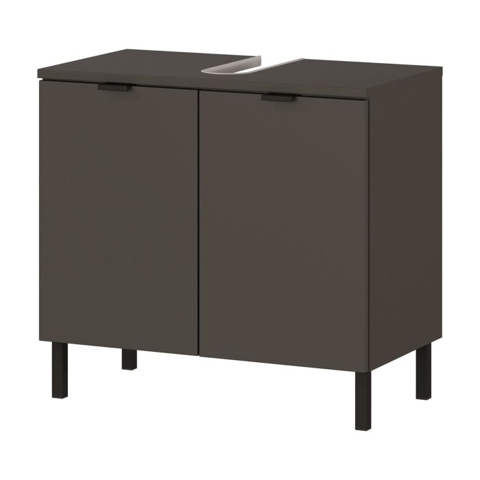 Meuble sous-lavabo Aranka, avec tablette ajustable