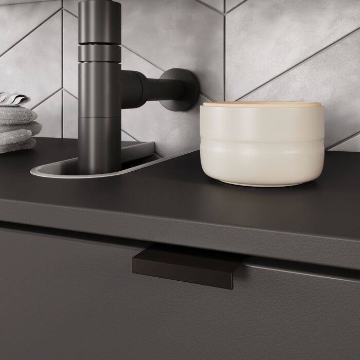 Meuble sous-lavabo Aranka, avec tablette ajustable
