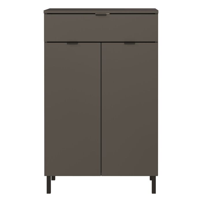 Commode de salle de bains Aranka, avec tiroir et étagères réglables main product photo