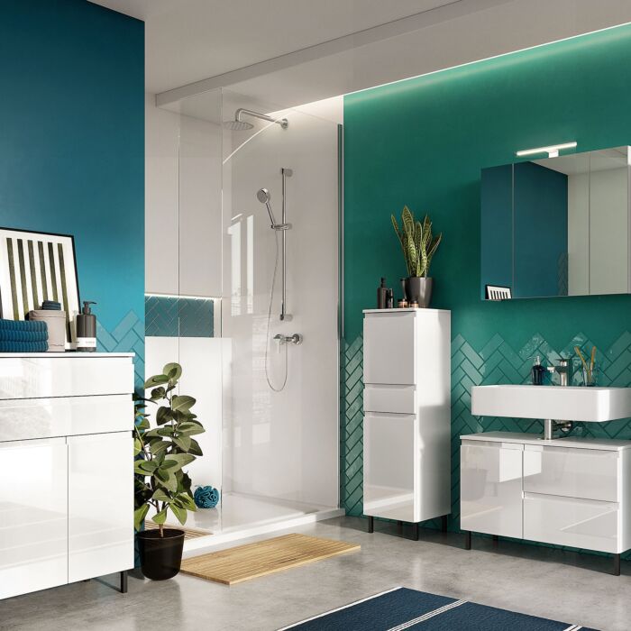 Badezimmer-Kommode «Silas», mit Soft-Close-Funktion