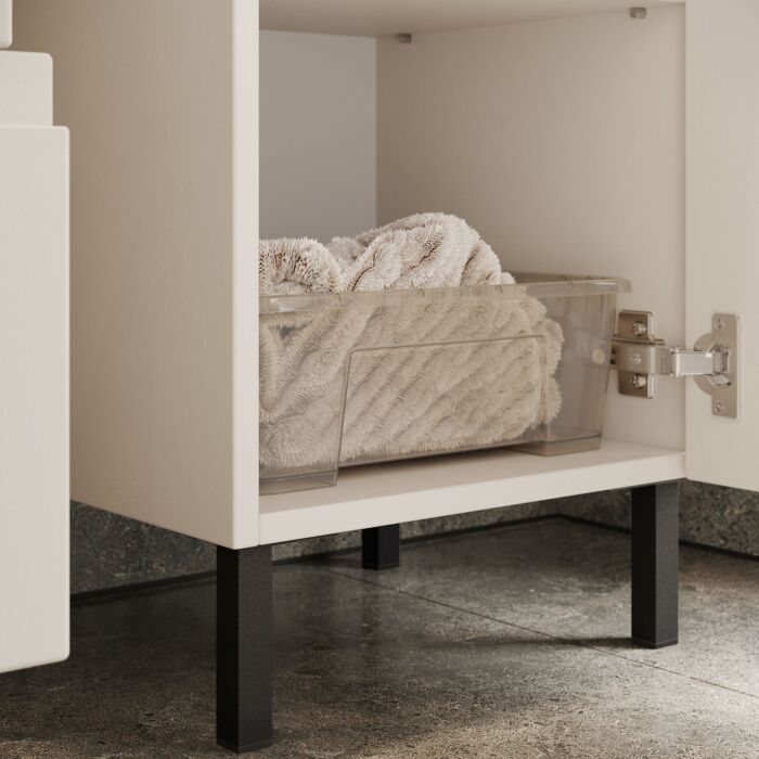 Badezimmerschrank «Silas», mit Türdämpfung und Schublade mit Selbsteinzug