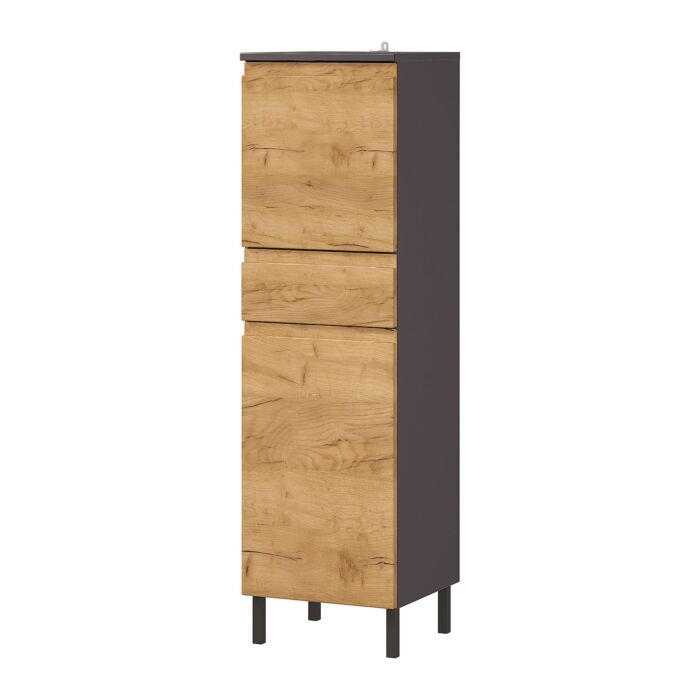 Badezimmerschrank «Silas», mit Türdämpfung und Schublade mit Selbsteinzug