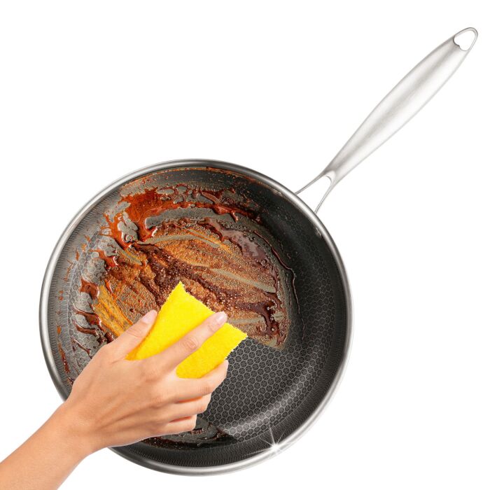 Bratmaxx Bratpfanne «Edelstahl–Waben», kratzfest, backofenfest bis 210 °C