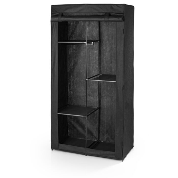 Easymaxx Stoffschrank «Compact», mit 5 Ablagen und 2 Kleiderstangen main product photo