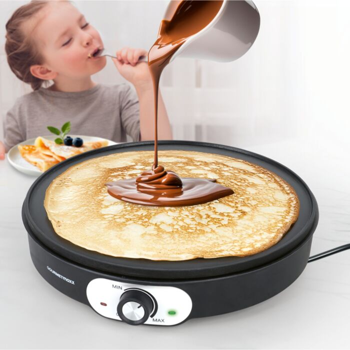 Gourmetmaxx Crêpe–Maker «Delice», 30 cm Platte, stufenlose Temperaturregelung