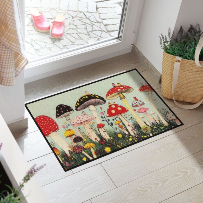 Türvorlage «Fantasy Mushrooms», 50x75 cm