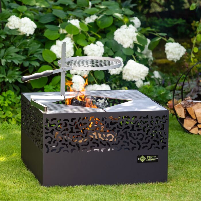 Feu du Jardin Gartenfeuer «Carre», multifunktional