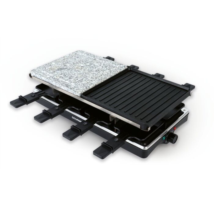 Gourmetmaxx Raclette-Grill «Deluxe 8», mit Marmorsteinplatte und Wendegrill