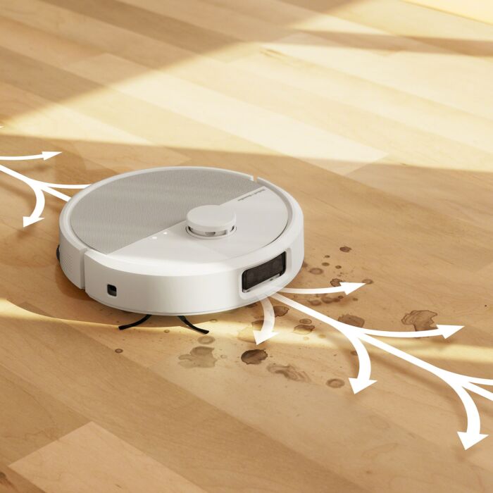 Robot aspirateur-laveur iRobot Roomba Plus 505 Combo, nettoyage à sec et humide