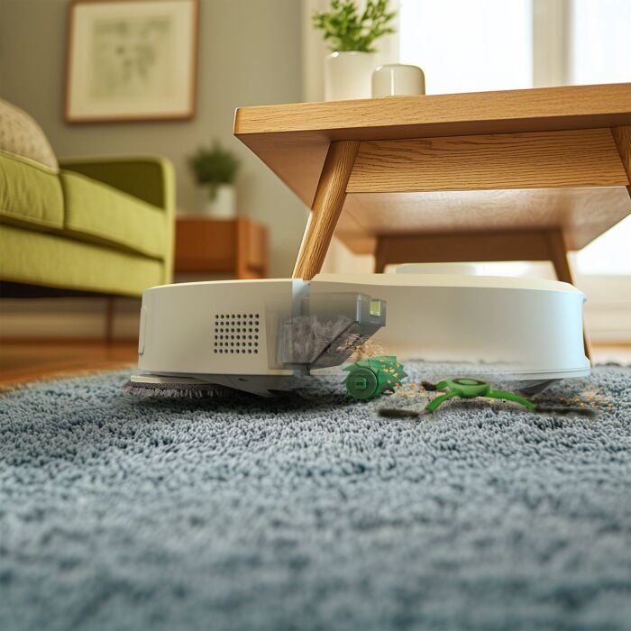Robot aspirateur-laveur iRobot Roomba Plus 505 Combo, nettoyage à sec et humide
