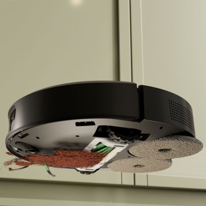 Robot aspirateur-laveur iRobot Roomba Plus 505 Combo, nettoyage à sec et humide