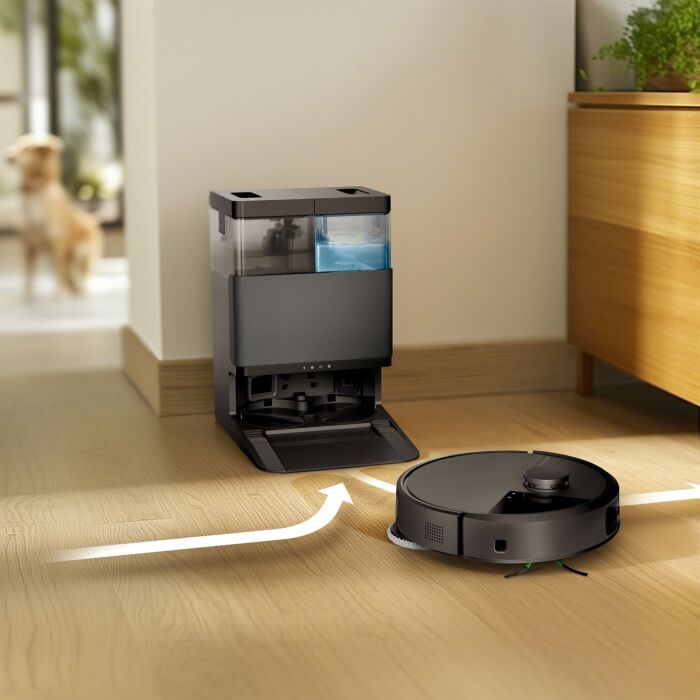 Robot aspirateur-laveur iRobot Roomba Plus 505 Combo, nettoyage à sec et humide