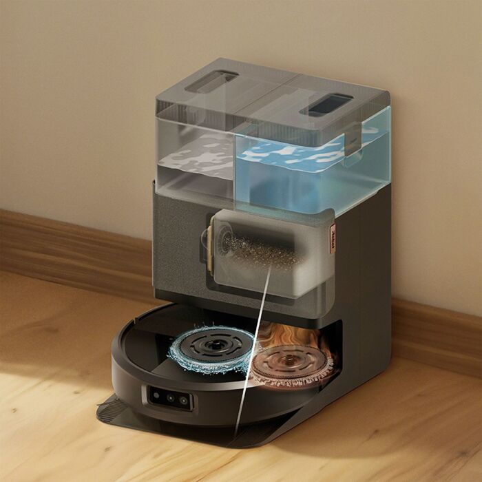 Robot aspirateur-laveur iRobot Roomba Plus 505 Combo, nettoyage à sec et humide