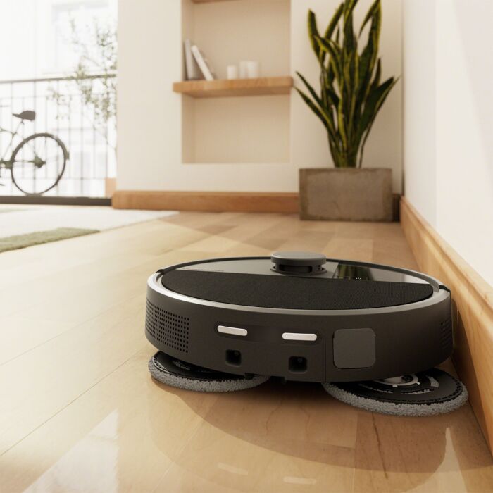 Robot aspirateur-laveur iRobot Roomba Plus 505 Combo, nettoyage à sec et humide