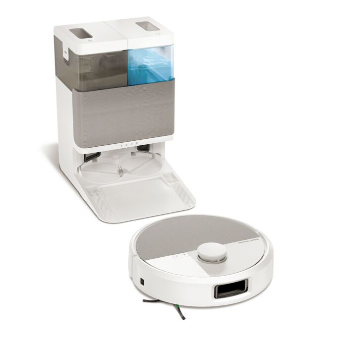 Robot aspirateur-laveur iRobot Roomba Plus 505 Combo, nettoyage à sec et humide , blanc