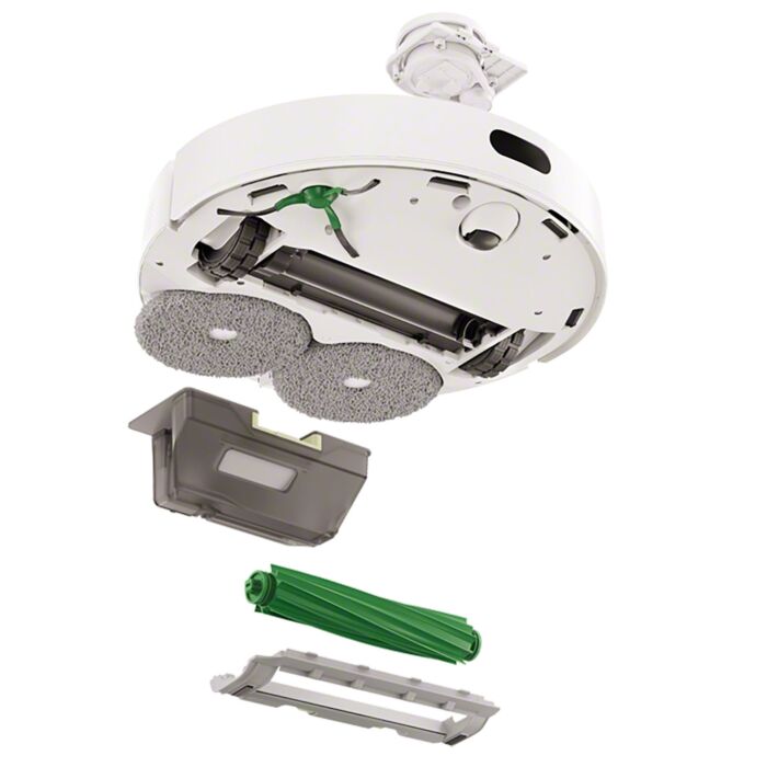 Robot aspirateur-laveur iRobot Roomba Plus 405 Combo, avec station de nettoyage