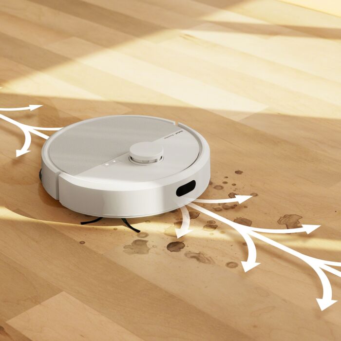 Robot aspirateur-laveur iRobot Roomba Plus 405 Combo, avec station de nettoyage