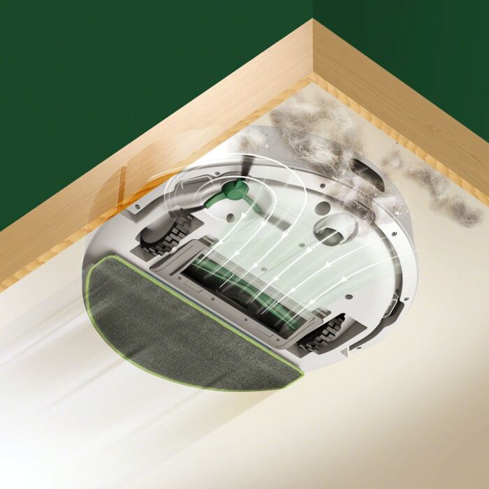 iRobot Saug- und Wischroboter Roomba 105+ Combo, mit Entleerungsstation