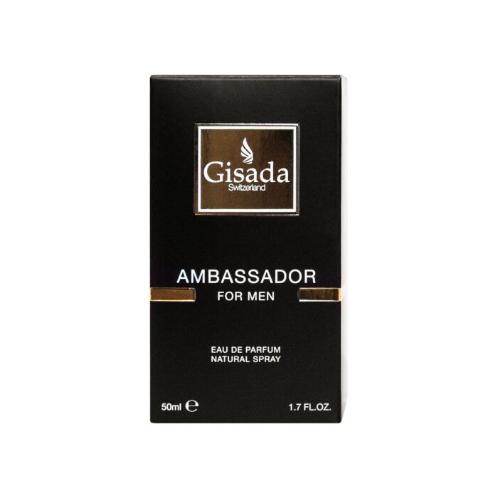 Eau de Parfum Gisada Ambassador Men, fragrance orientale-fraîche, 50 ml