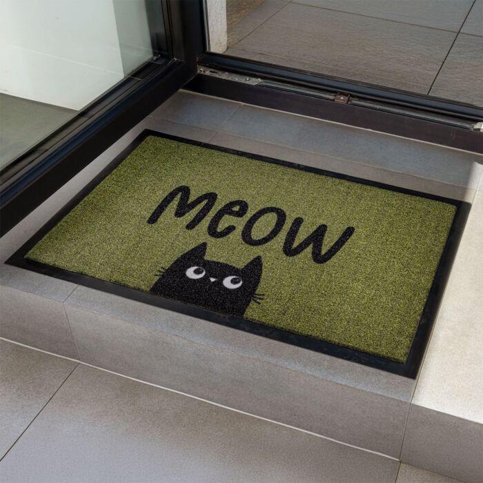 Paillasson «Meow», 50x75 cm, antidérapant