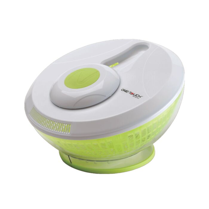 Essoreuse à salade Nouvel « OneTouch », avec grille de séparation et fonctionnement sur piles main product photo