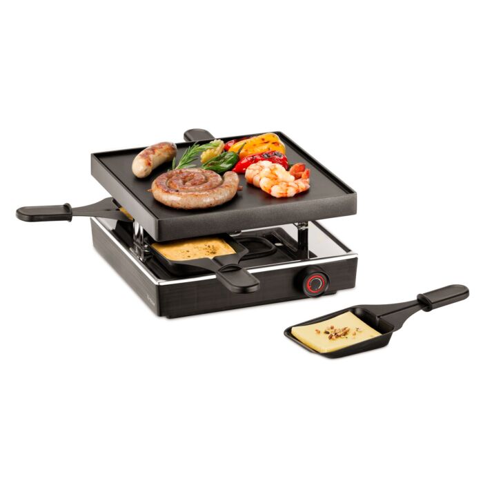 Trisa Raclette-Grill Style 4, pour 4 personnes, avec plaque en fonte d'aluminium