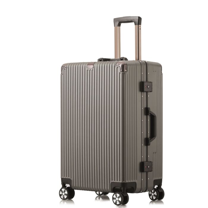 Lot de valises « Chicago », 3 pièces avec 4 roulettes et serrure TSA