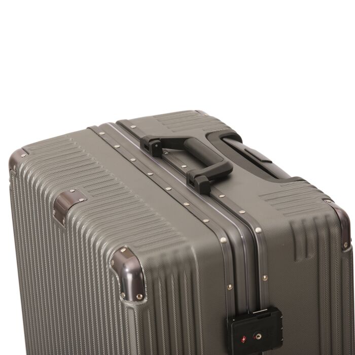 Lot de valises « Chicago », 3 pièces avec 4 roulettes et serrure TSA