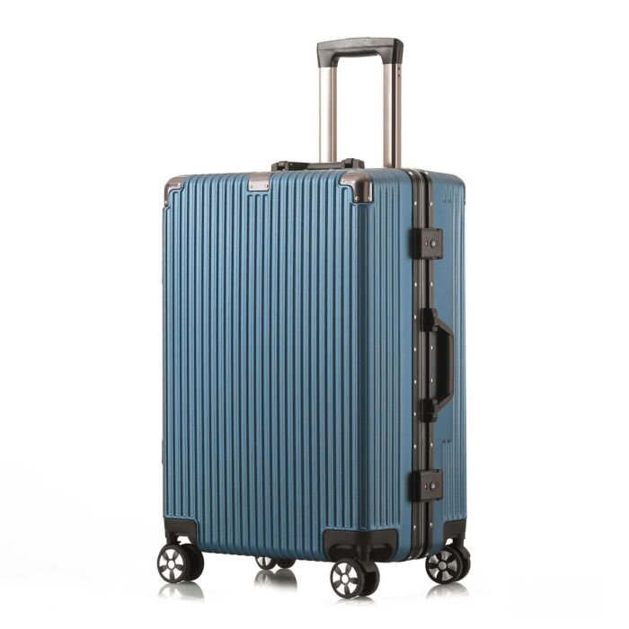 Lot de valises « Chicago », 3 pièces avec 4 roulettes et serrure TSA