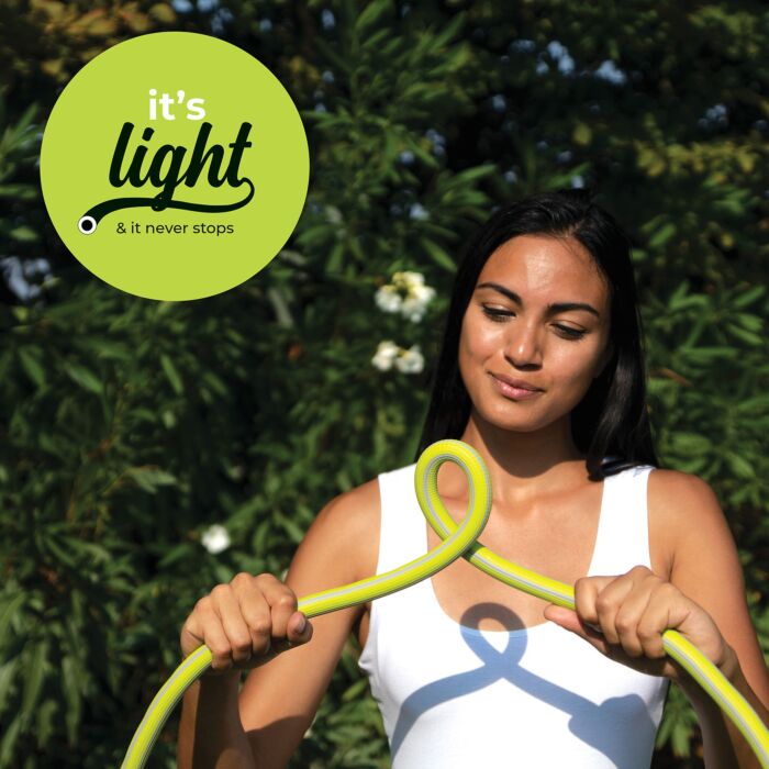 Tuyau d'arrosage Idroeasy « It's Light Armadillo », ultra-léger et résistant aux plis