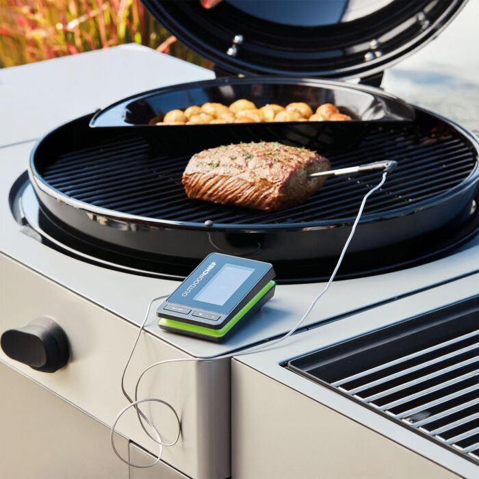 Thermomètre de barbecue Outdoorchef « Gourmet Check Pro », Bluetooth avec double capteur