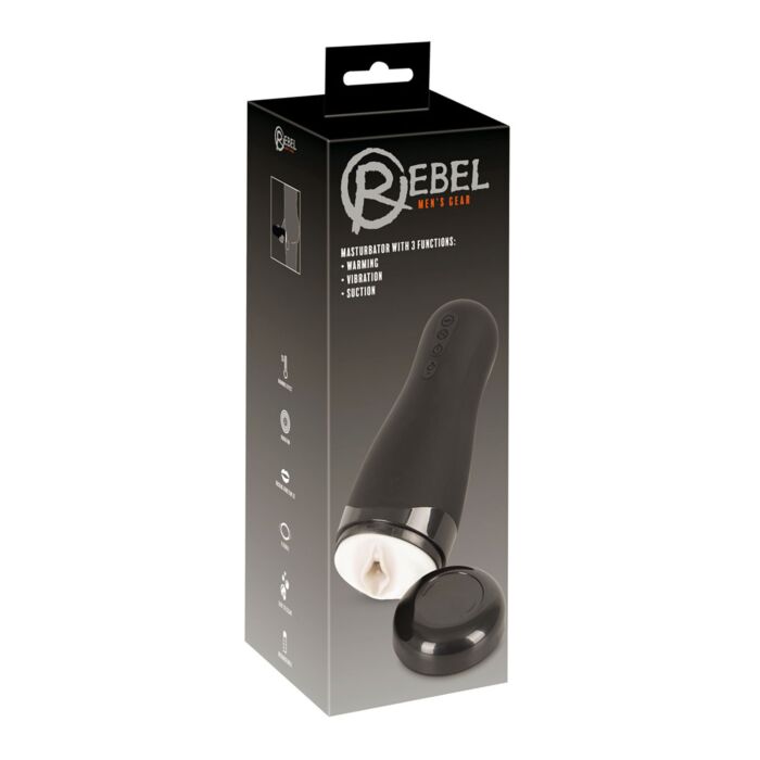 Masturbator «3-in-1 Pleasure», mit Vibration, Saug- und Wärmfunktion