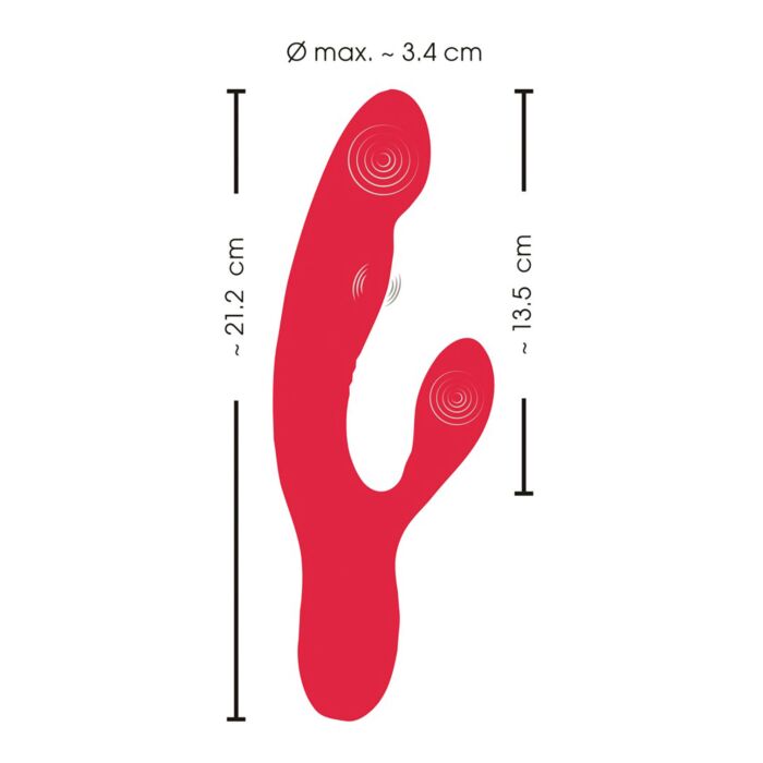 Vibromasseur Tumping Rabbit avec fonction de tapotement et de vibration