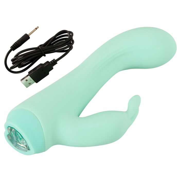 Mini-Vibrator «Heart Vibe», 10 Modi, mit Klitoris-Stimulator