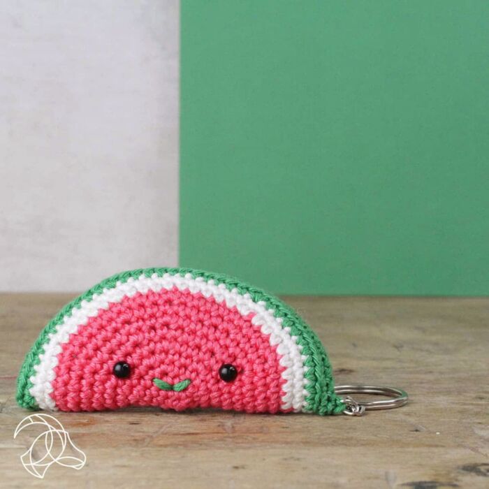 Kit de crochet Hardicraft « Melon », porte-clés à réaliser soi-même
