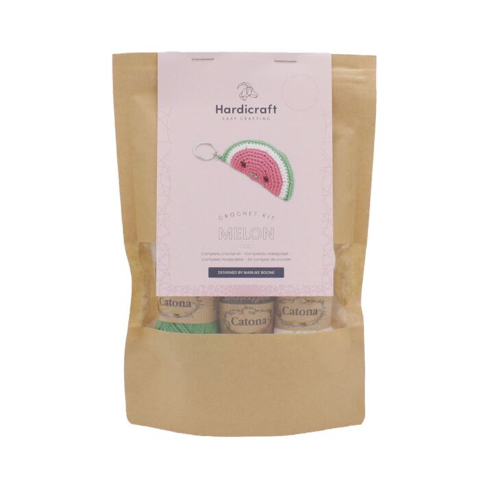 Kit de crochet Hardicraft « Melon », porte-clés à réaliser soi-même