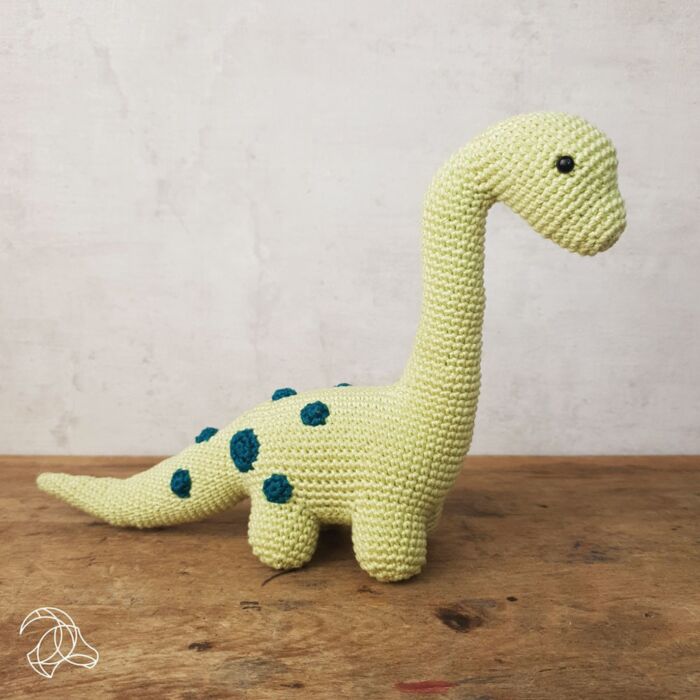 Kit de crochet Hardicraft « Dino Brontosaure », accessoires inclus
