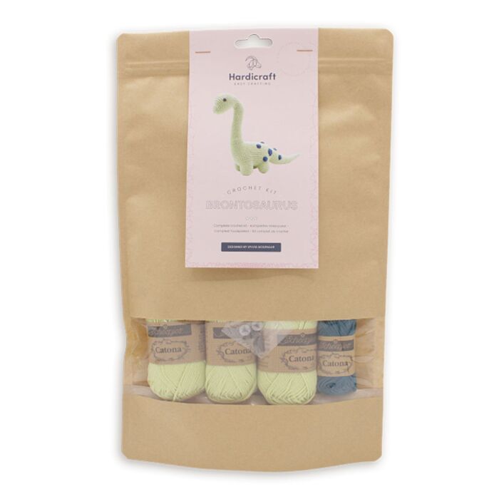 Kit de crochet Hardicraft « Dino Brontosaure », accessoires inclus