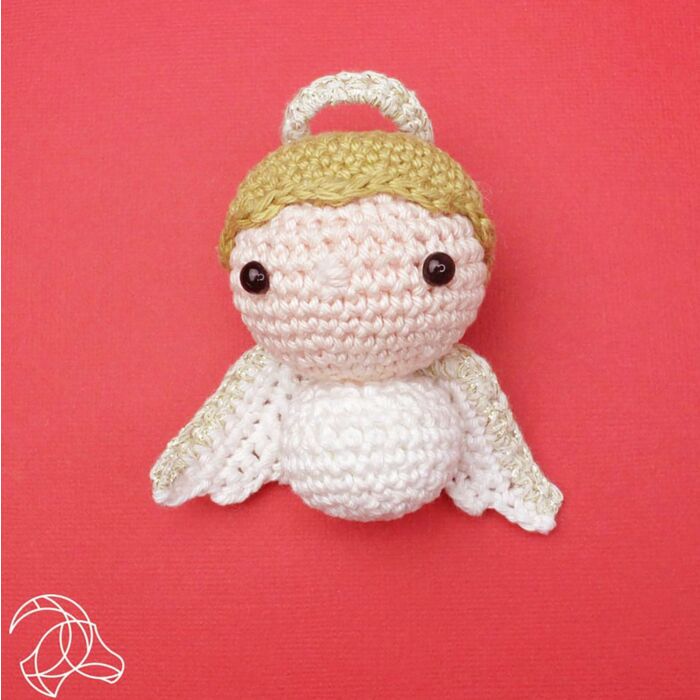 Kit crochet Hardicraft « Mini Angel », doudou à faire soi-même, env. 9 cm