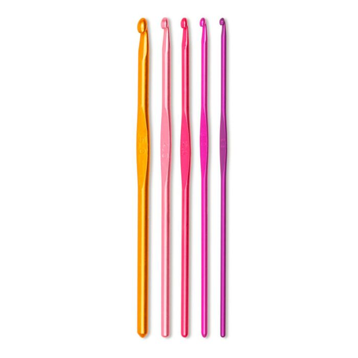 Prym Set de crochets « AluColor », 5 tailles, légers main product photo
