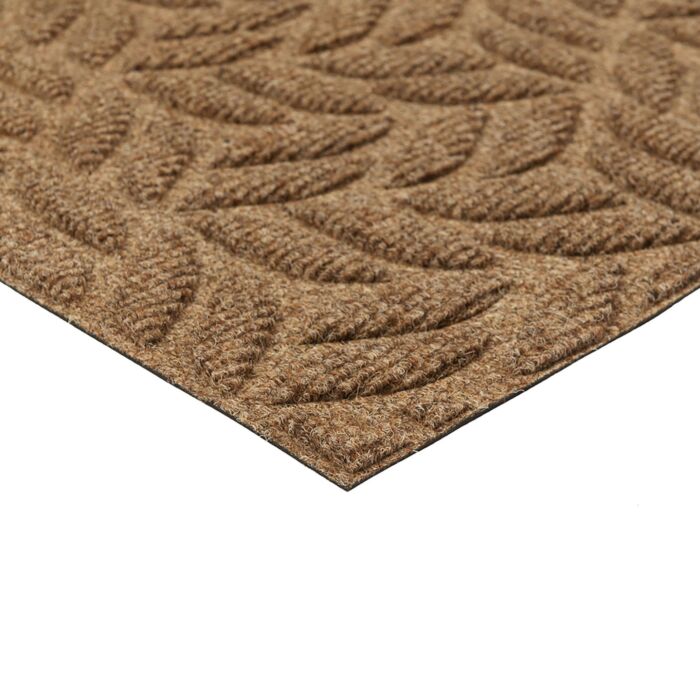 Dune Türvorlage «Leaves», 45x75 cm, taupe