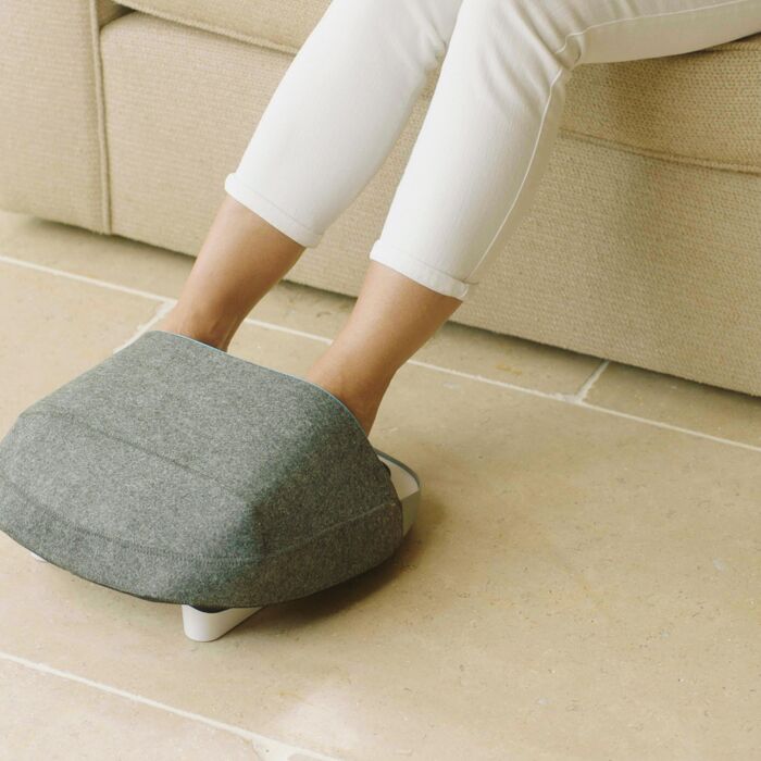 Couverture pour pieds Fllow pour appareil de massage pour les pieds EMS et TENS, chaude et douce, avec fermeture velcro