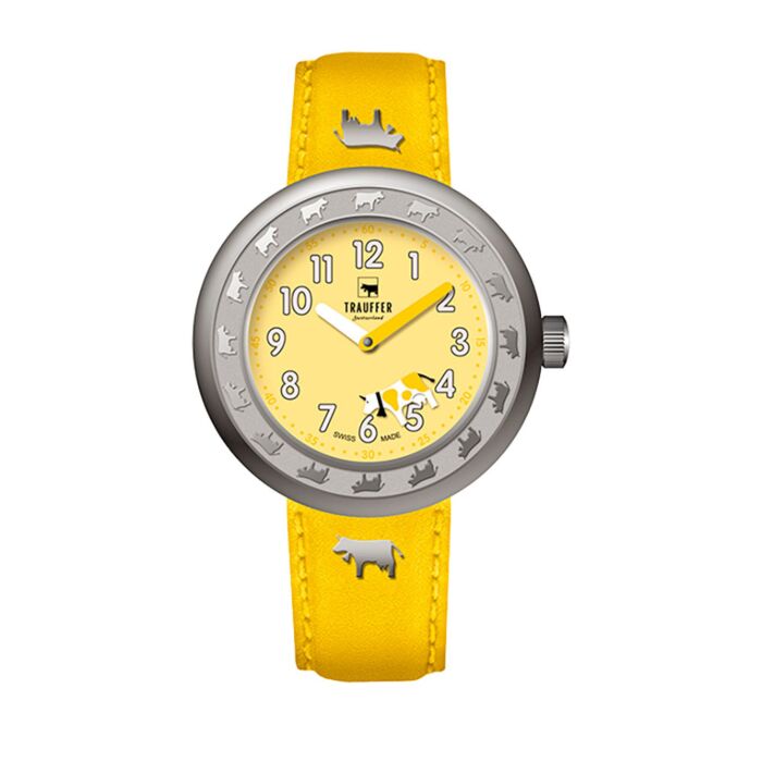 Trauffer Kinderuhr, rotierender Sekundenzeiger, 30 mm
