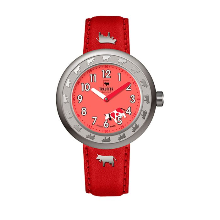 Trauffer Kinderuhr, rotierender Sekundenzeiger, 30 mm